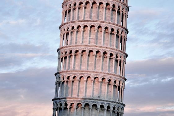 Leaning Tower of Pizza