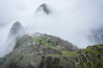 Cloud Covering Mountain Top
